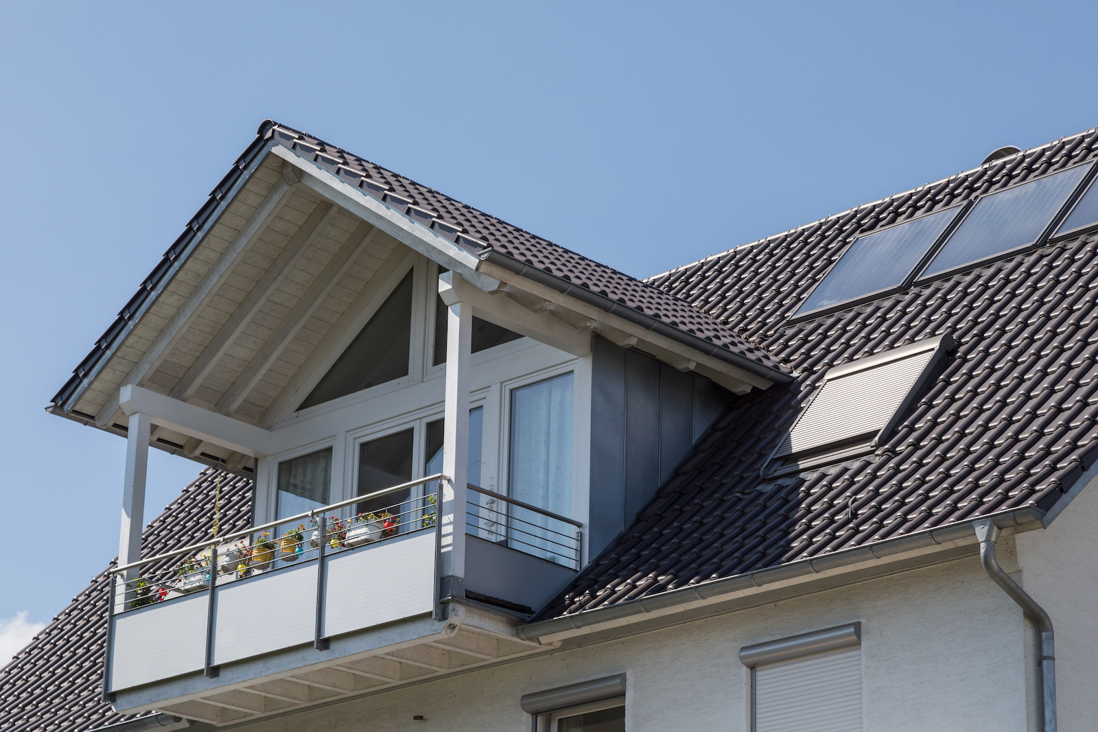 dakkapel met balkon